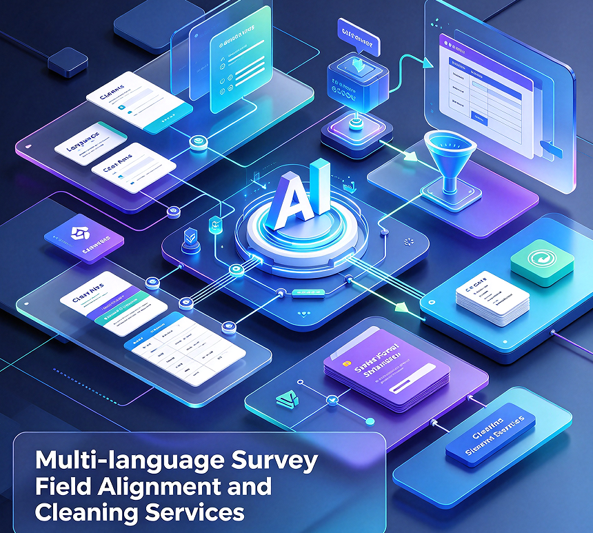 Multi-language Survey Field Alignment and Cleaning Services