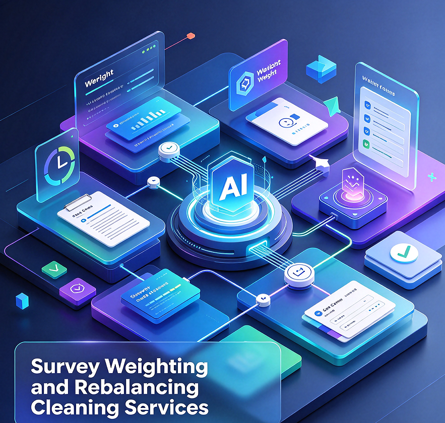 Survey Weighting and Rebalancing Cleaning Services