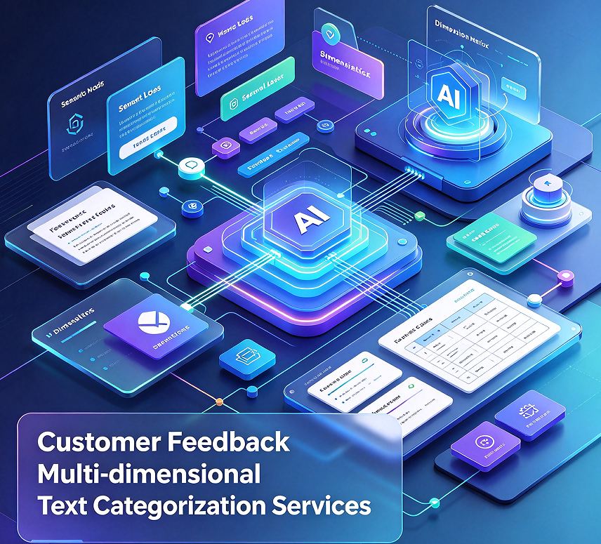 Customer Feedback Multi-dimensional Text Categorization Services