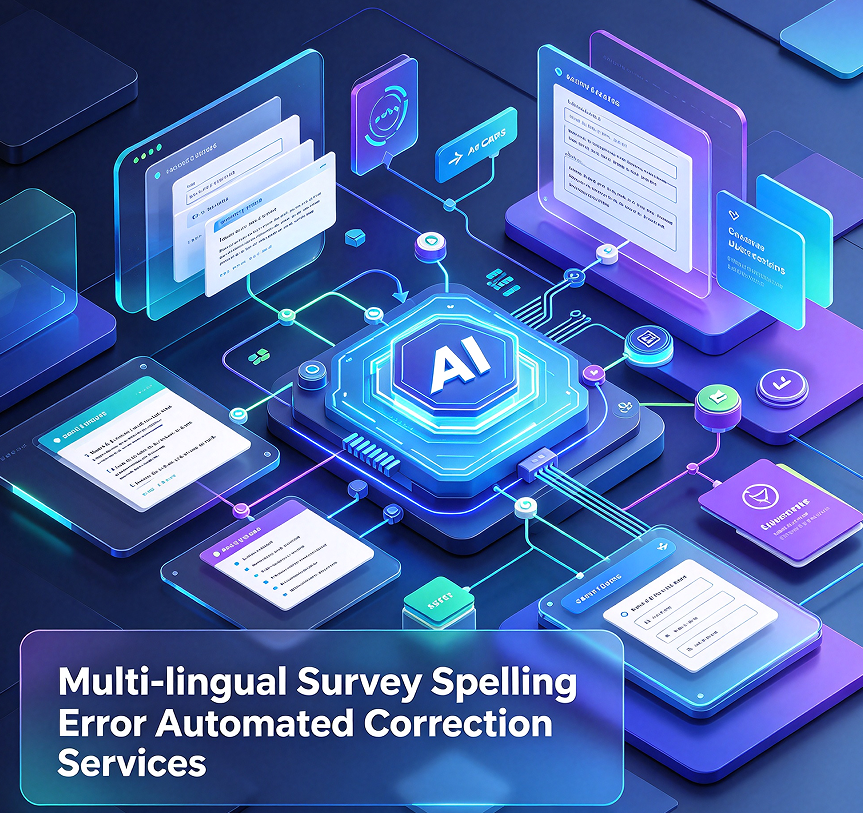 Multi-lingual Survey Spelling Error Automated Correction Services